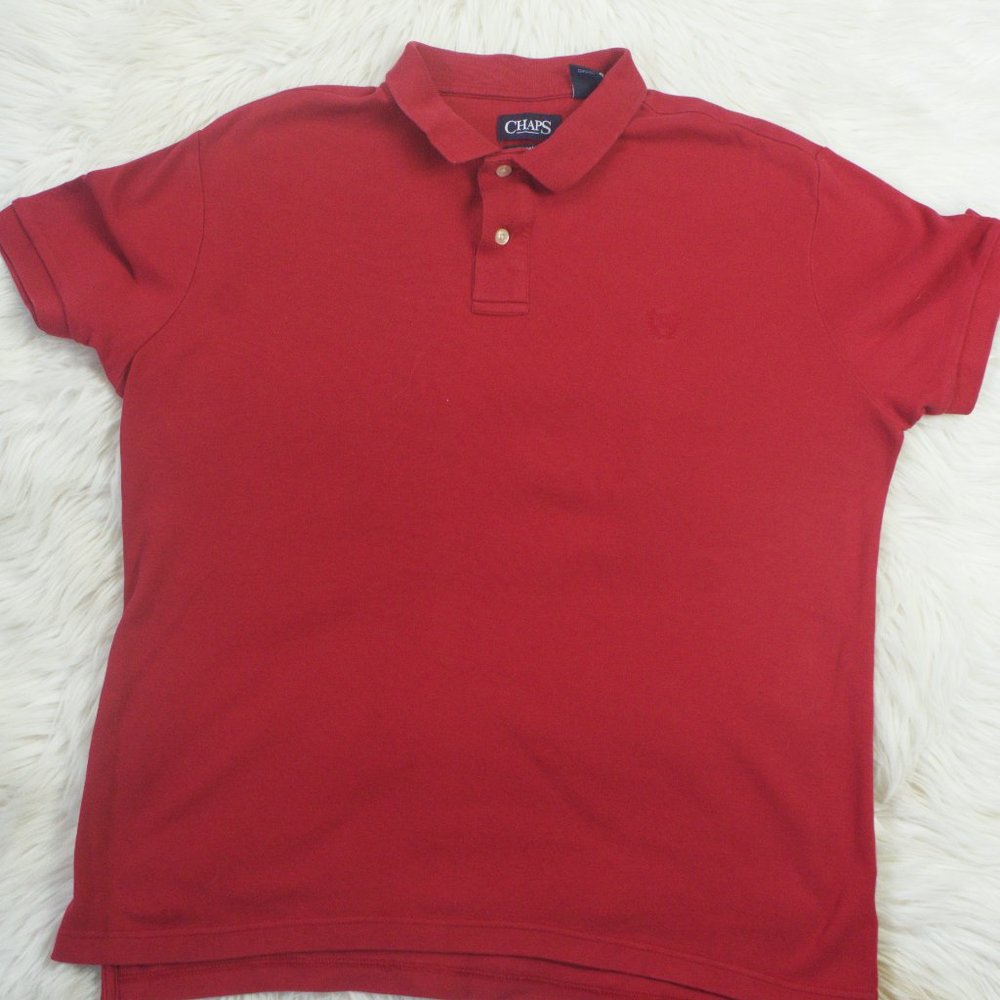 CHAPS Ralph Lauren custom fit Men's red shirt